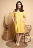 Picture of PLUS SIZE DRESS WITH BUTTONS RED
